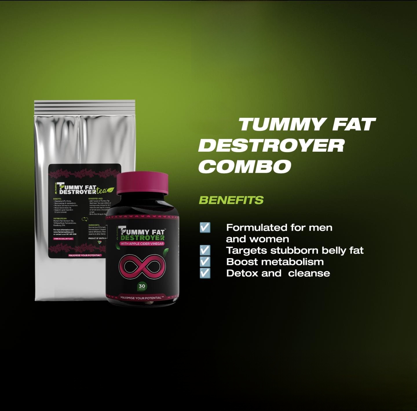 Tummy Fat Destroyer Combo